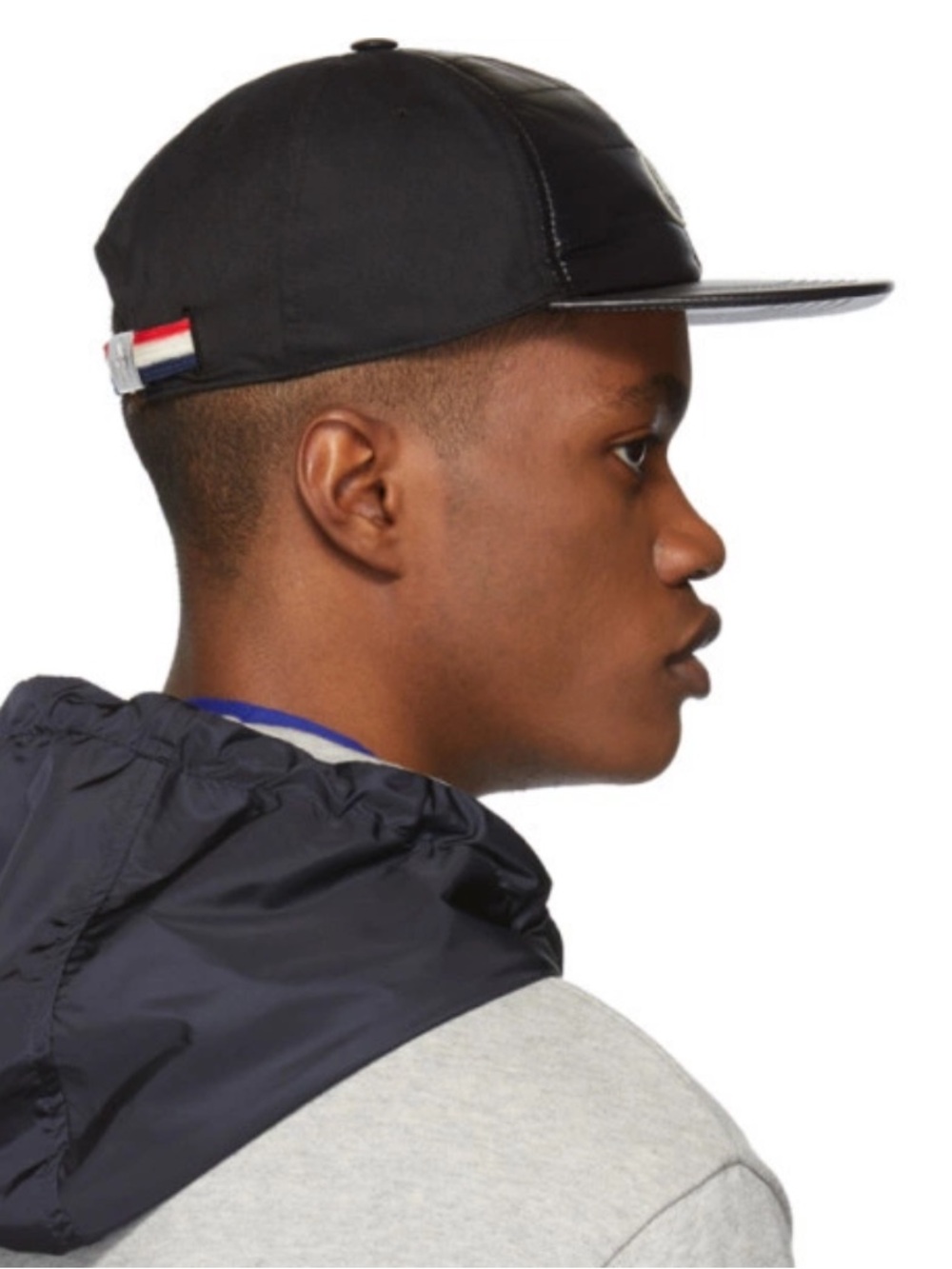 Moncler Baseball Berretto Cap Men's Hat Adjustable Black - Picture 8 of 17